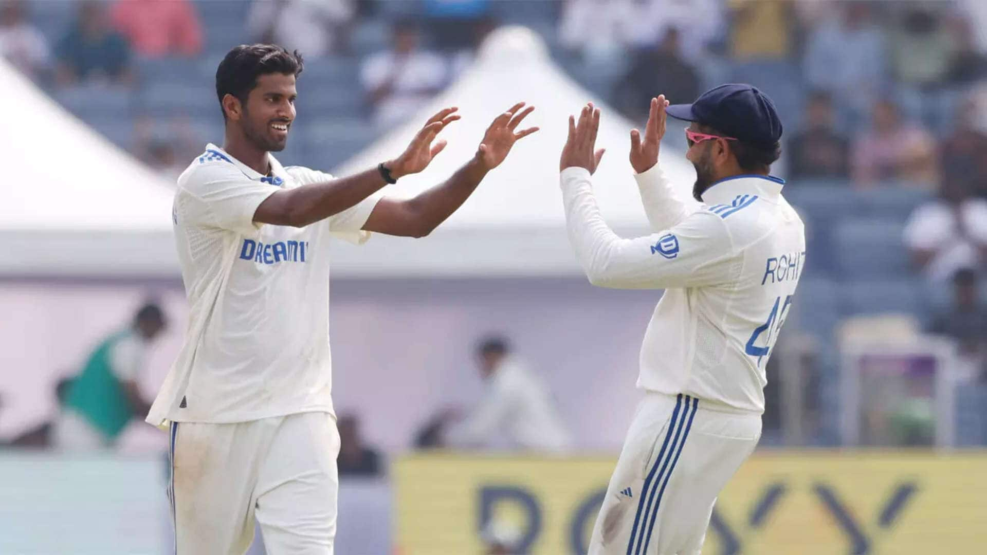 Washington Sundar dismisses Rachin Ravindra for 3rd successive time 