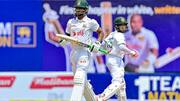 Najmul Hossain Shanto slams his second Test hundred vs SL 