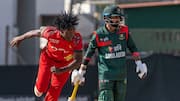 Zimbabwe stun Bangladesh in 1st ODI, defend 141: Key stats 