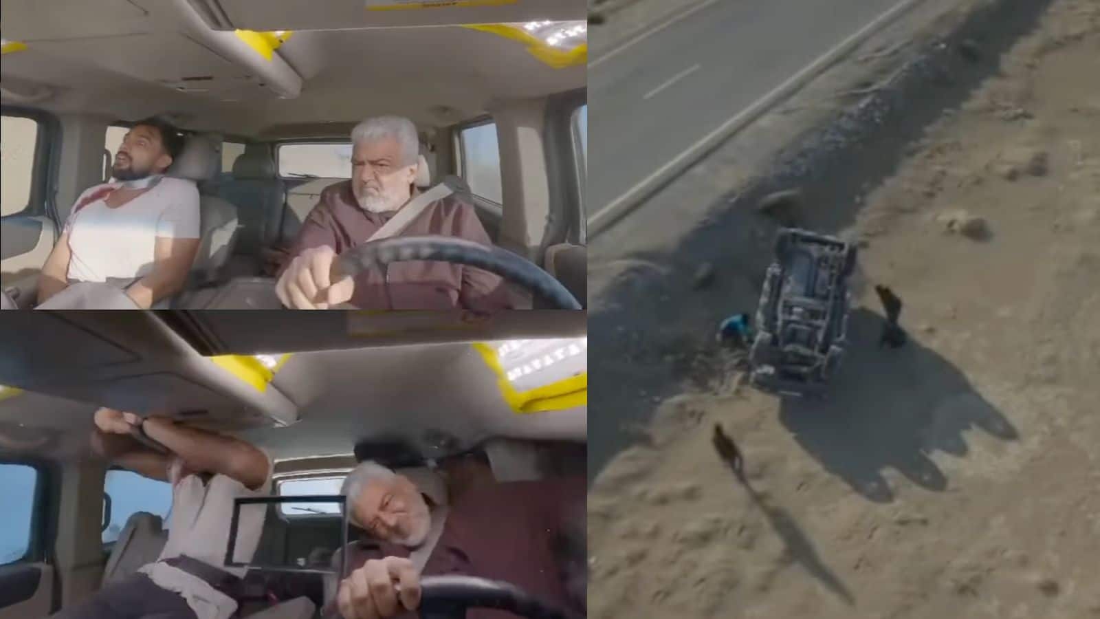 'Vidaa Muyarchi': Ajith Kumar performs daring car stunt; video unveiled