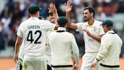 Mitchell Starc claims three-fer vs WI in 1st Test: Stats