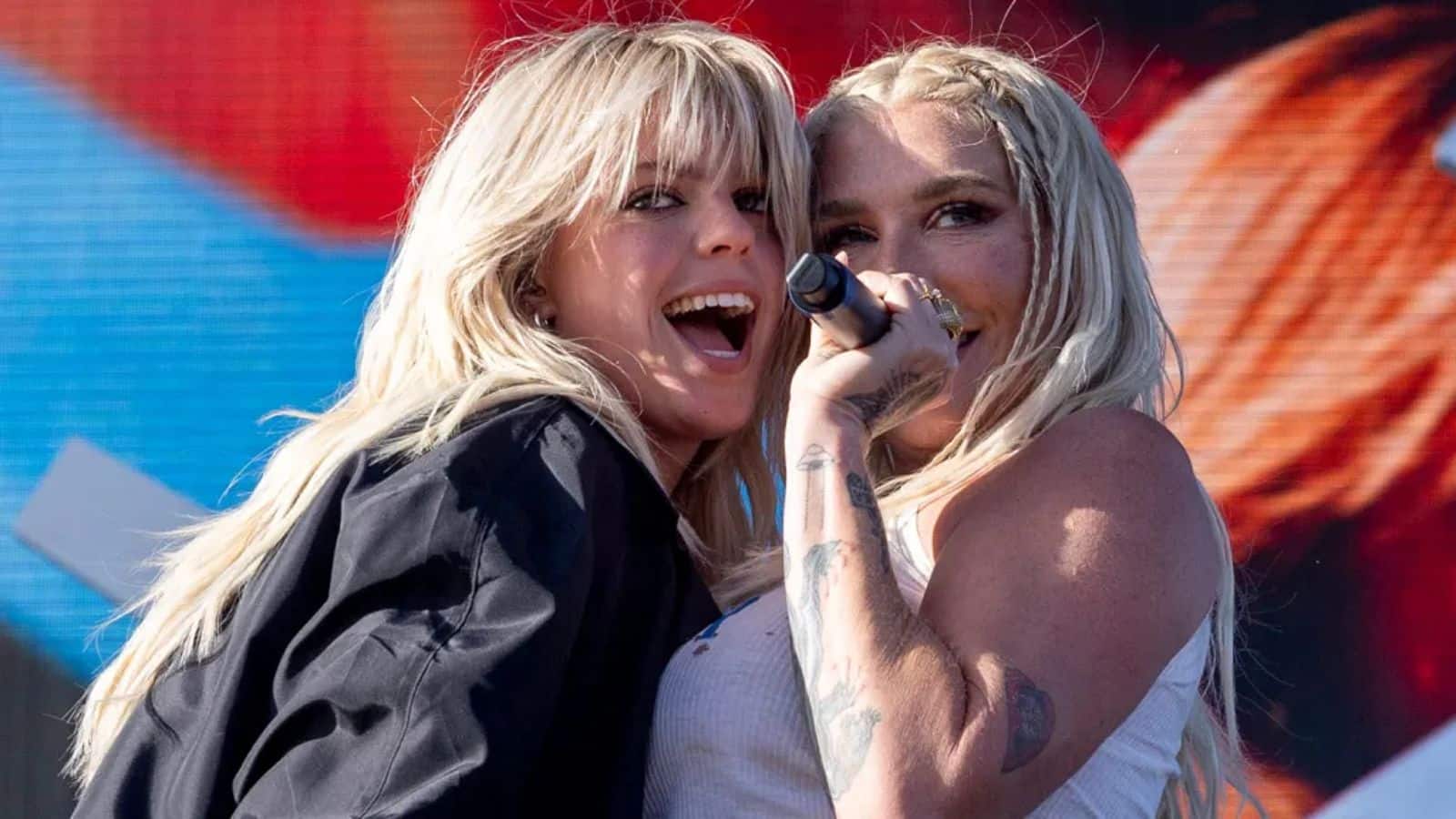 Kesha and Reneé Rapp deliver modified 'Tik Tok' at Coachella