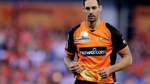 Mitchell Johnson suffers gruesome head injury while training Mitchell Johnson suffers gruesome head injury while training