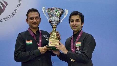 Pankaj Advani and Manan Chandra win Snooker Team World Cup Pankaj Advani and Manan Chandra win Snooker Team World Cup