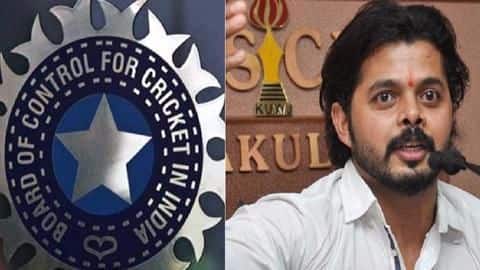 BCCI challenges Kerala HC order quashing Sreesanth's ban BCCI challenges Kerala HC order quashing Sreesanth's ban