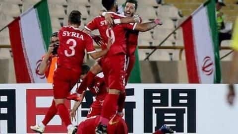 Syria keeps the World Cup hopes alive with play-offs qualification Syria keeps the World Cup hopes alive with play-offs qualification
