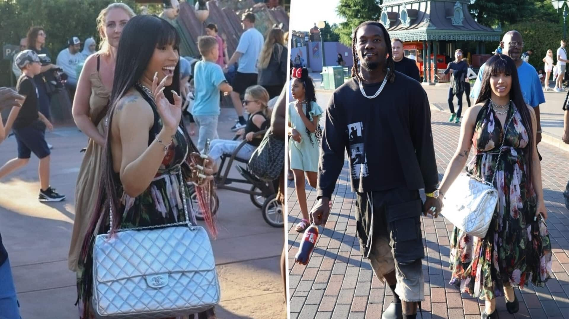 Spotted! Cardi B flaunts $12K Chanel bag at Disneyland Paris