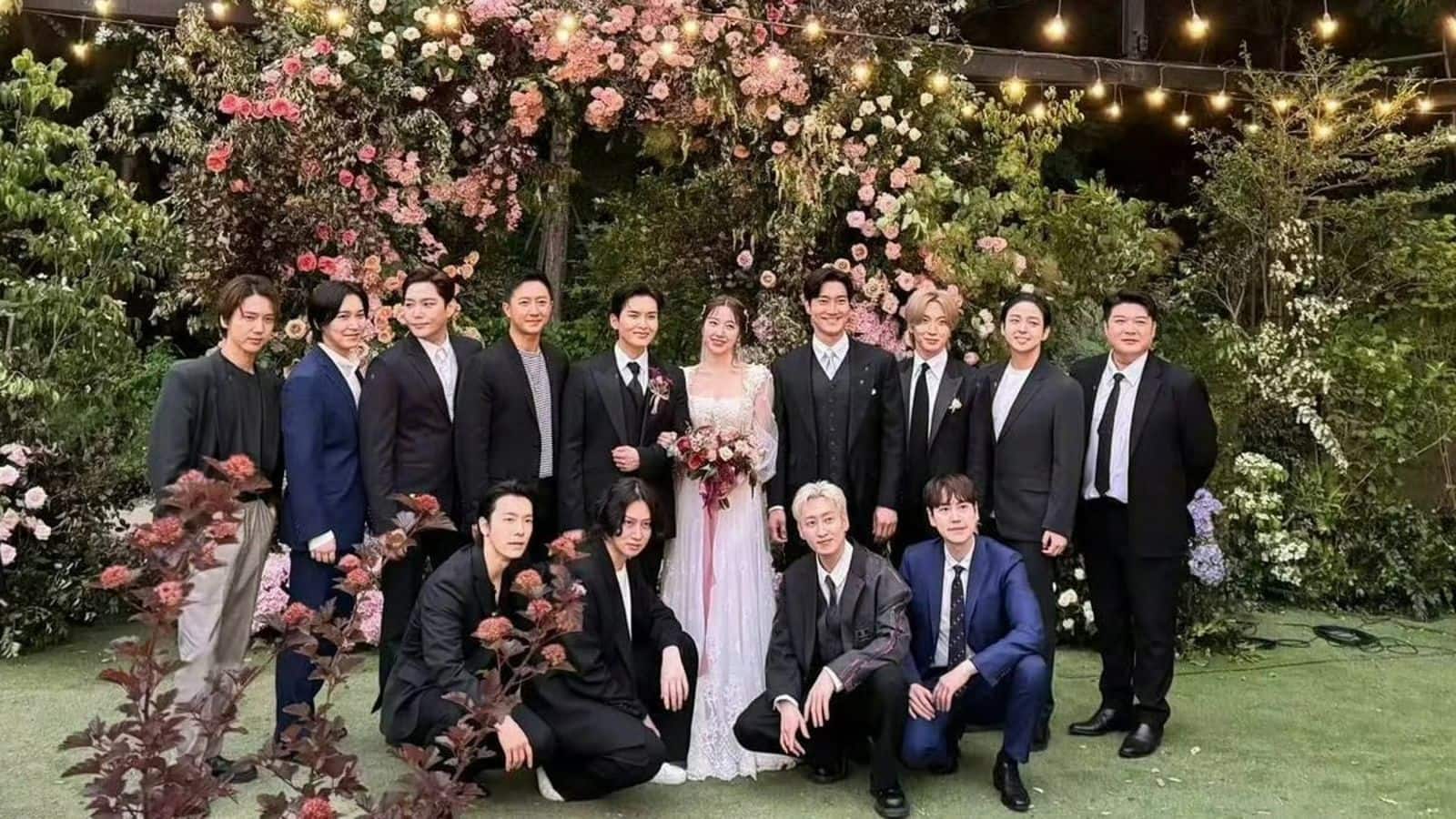 Super Junior's unforgettable reunion at Ryeowook-Ari's fairy-tale wedding; see pictures