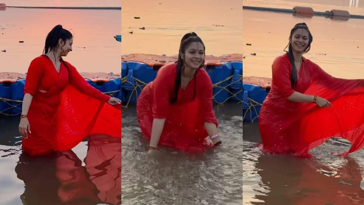 Tanishaa Mukerji criticized for treating Maha Kumbh like 'film set'