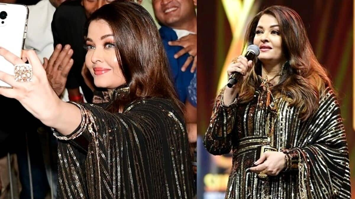 Aishwarya Rai's SIIMA black 'anarkali' look misses the mark again!