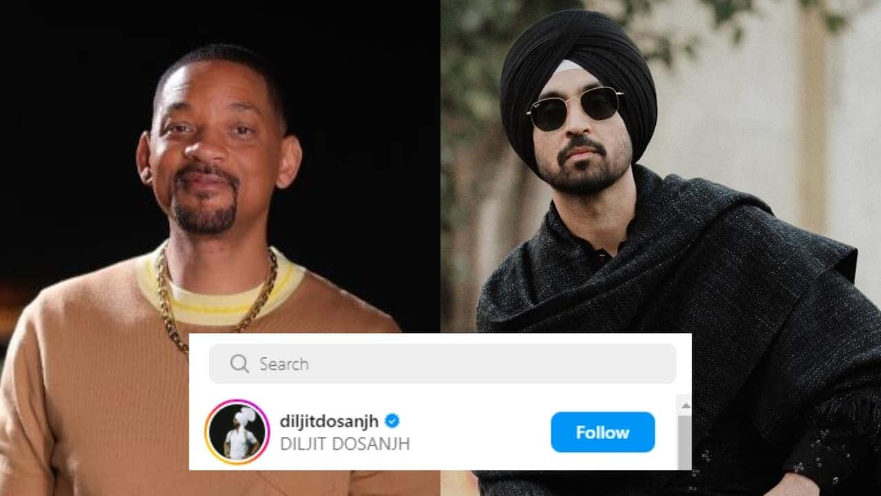 Guess what? Will Smith started following Diljit Dosanjh on Instagram!