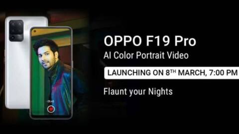 OPPO F19 Pro to debut in India on March 8 OPPO F19 Pro to debut in India on March 8