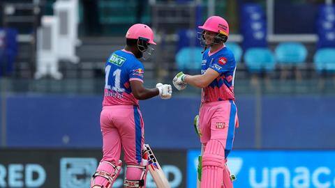 IPL 2021: RR post 220/3 against SRH in Delhi IPL 2021: RR post 220/3 against SRH in Delhi