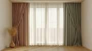 Love cozy interiors? Add layered curtains 
