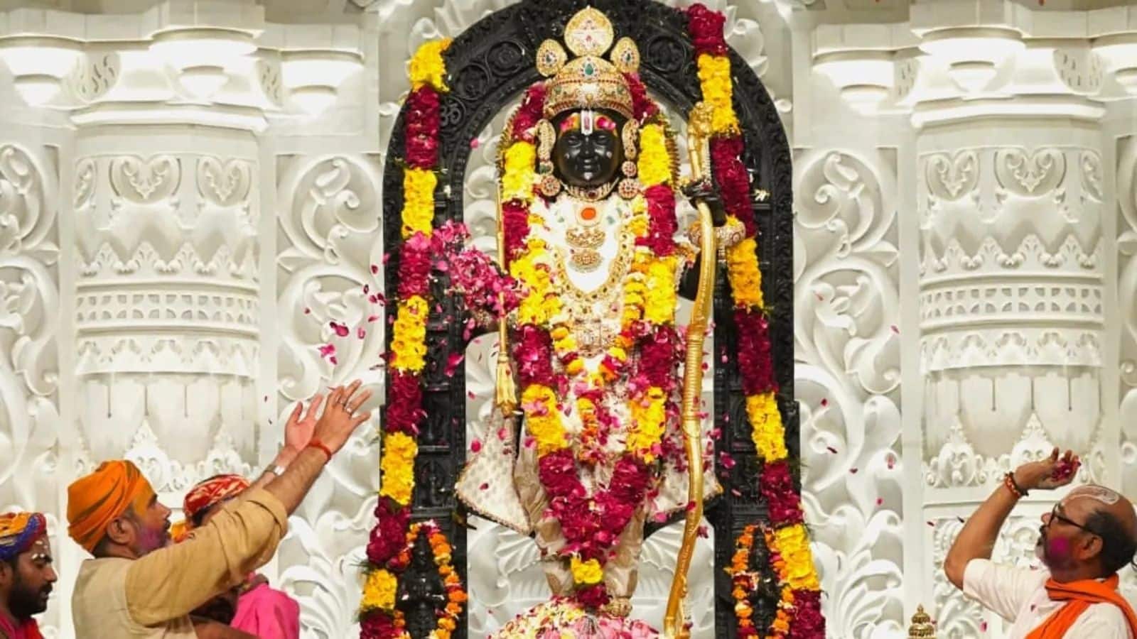 Ayodhya's Ram Mandir witnesses grand Holi celebrations