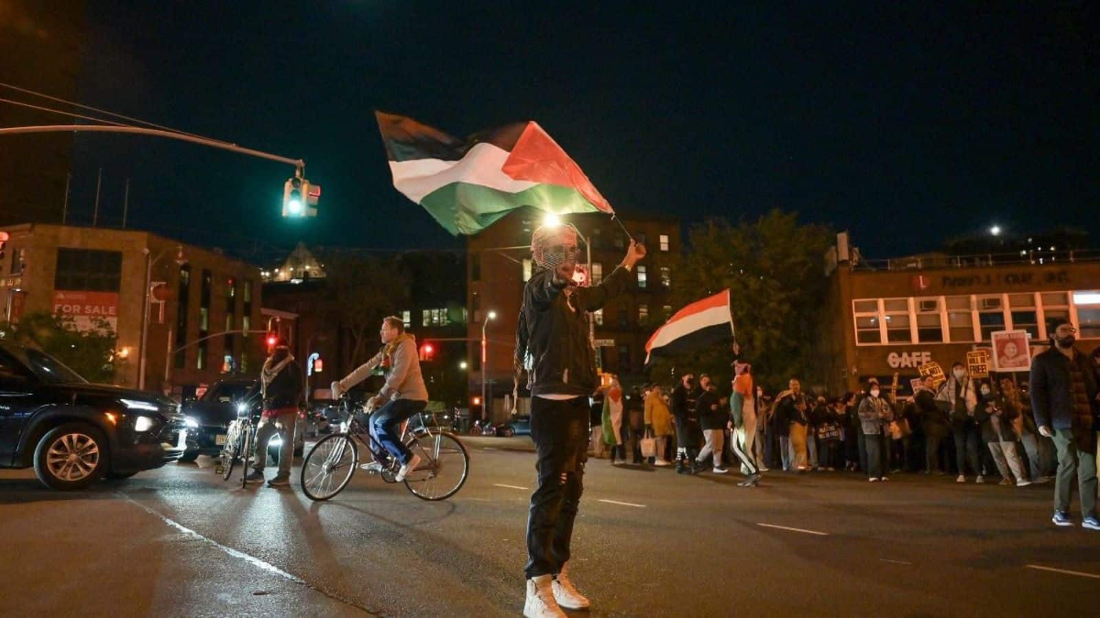 Ripples of Gaza war felt in New York, protesters arrested 