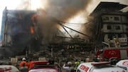 Dozens missing, 8 dead after blaze in Pakistan shopping mall