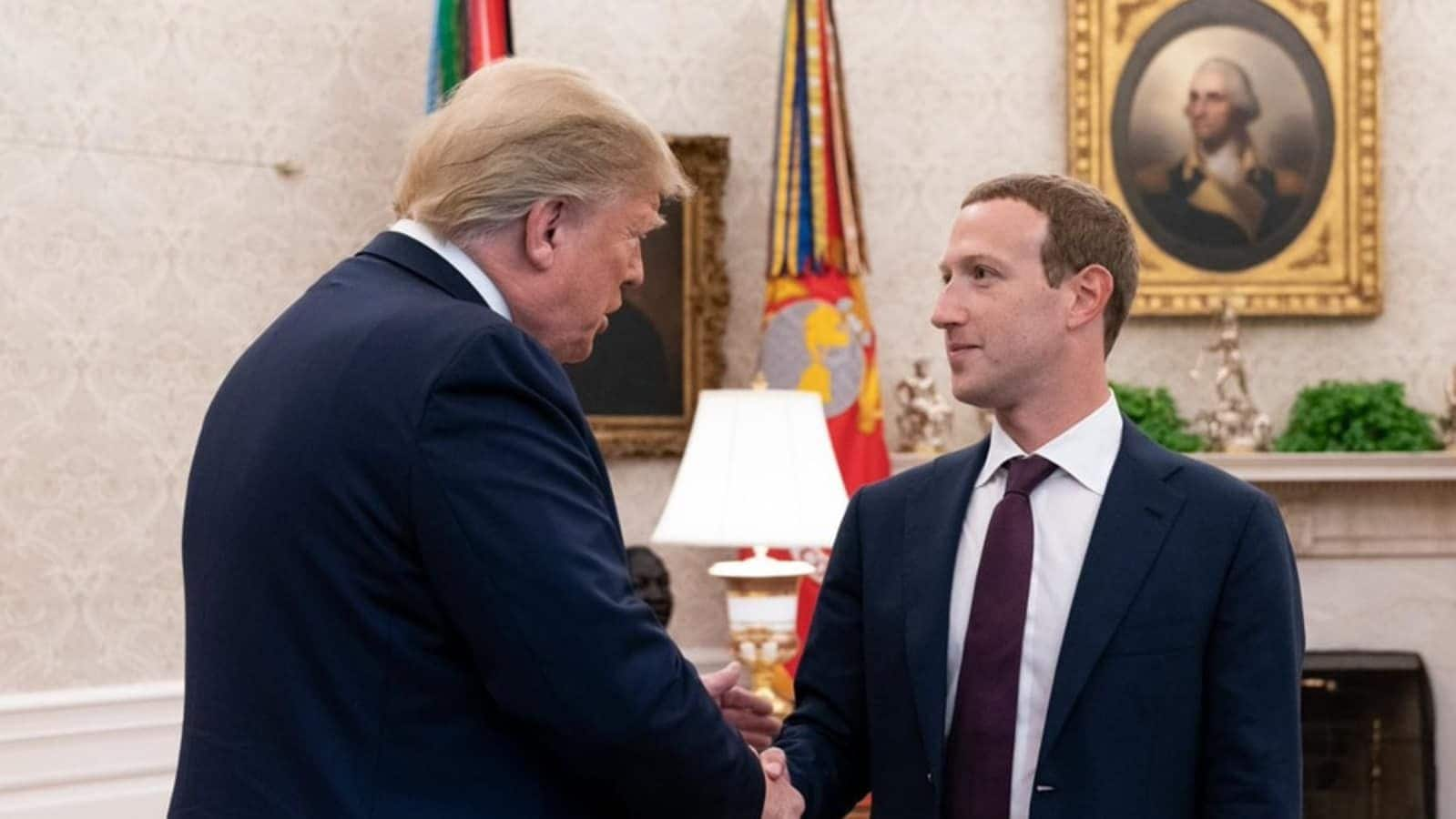 Trump alleges Zuckerberg conspired against him in 2020 elections