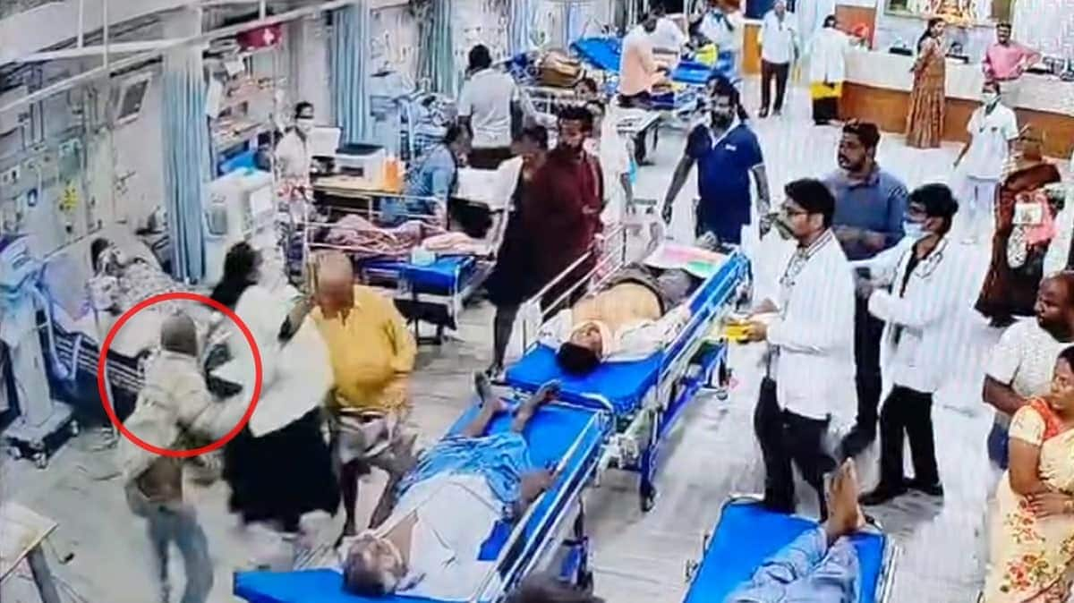 Patient grabs doctor by the hair and bangs her head against the bed