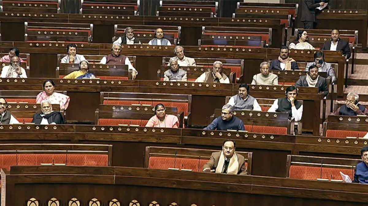 BJP's Rajya Sabha strength drops, NDA below majority mark