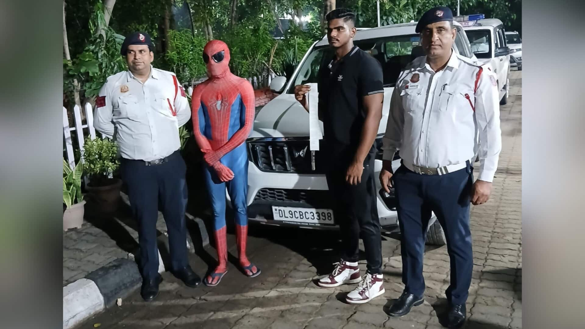 Delhi Police arrests 'Spider Man' for traffic violations