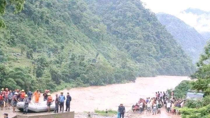 Nepal landslide: 6 Indians missing after buses fall in river