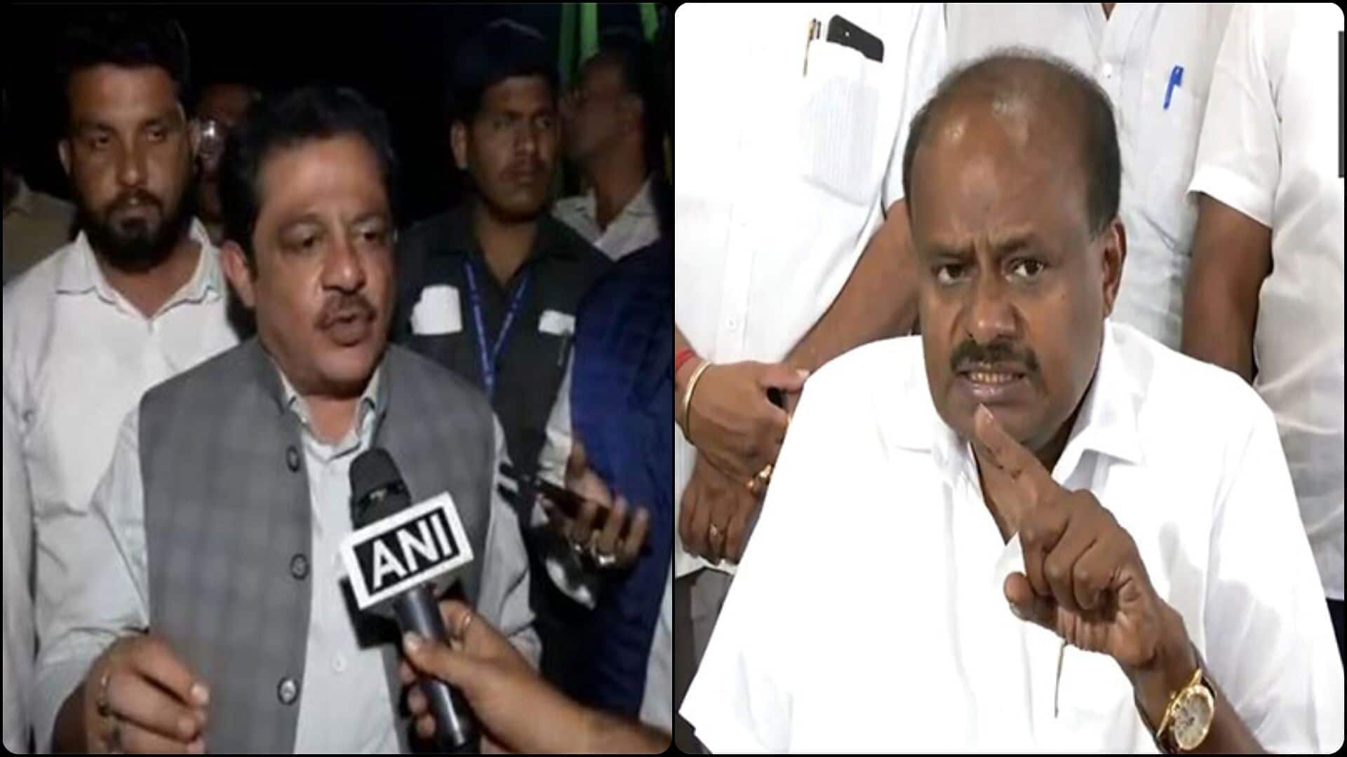 Karnataka minister apologizes for 'racist' slur against HD Kumaraswamy