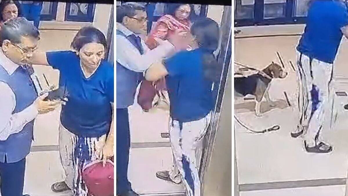 Women slap elderly couple over dog at Noida society