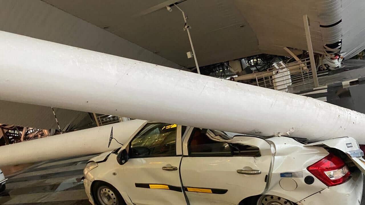 Roof collapse at Delhi airport: 1 dead; flight operations suspended
