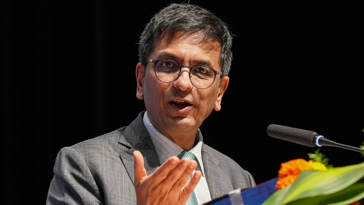 Judicial independence doesn't mean deciding against government: CJI Chandrachud