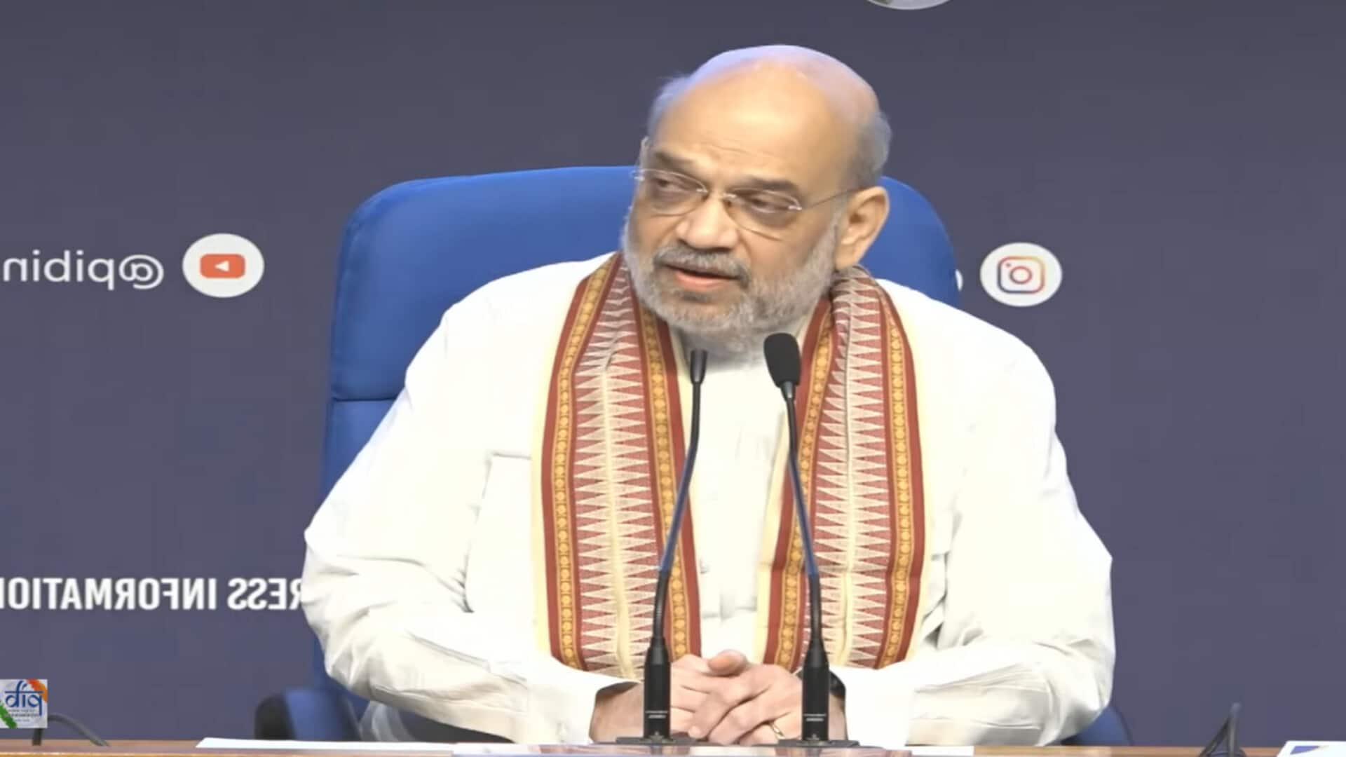 'You can ask...don't argue': Shah to reporter on Manipur question