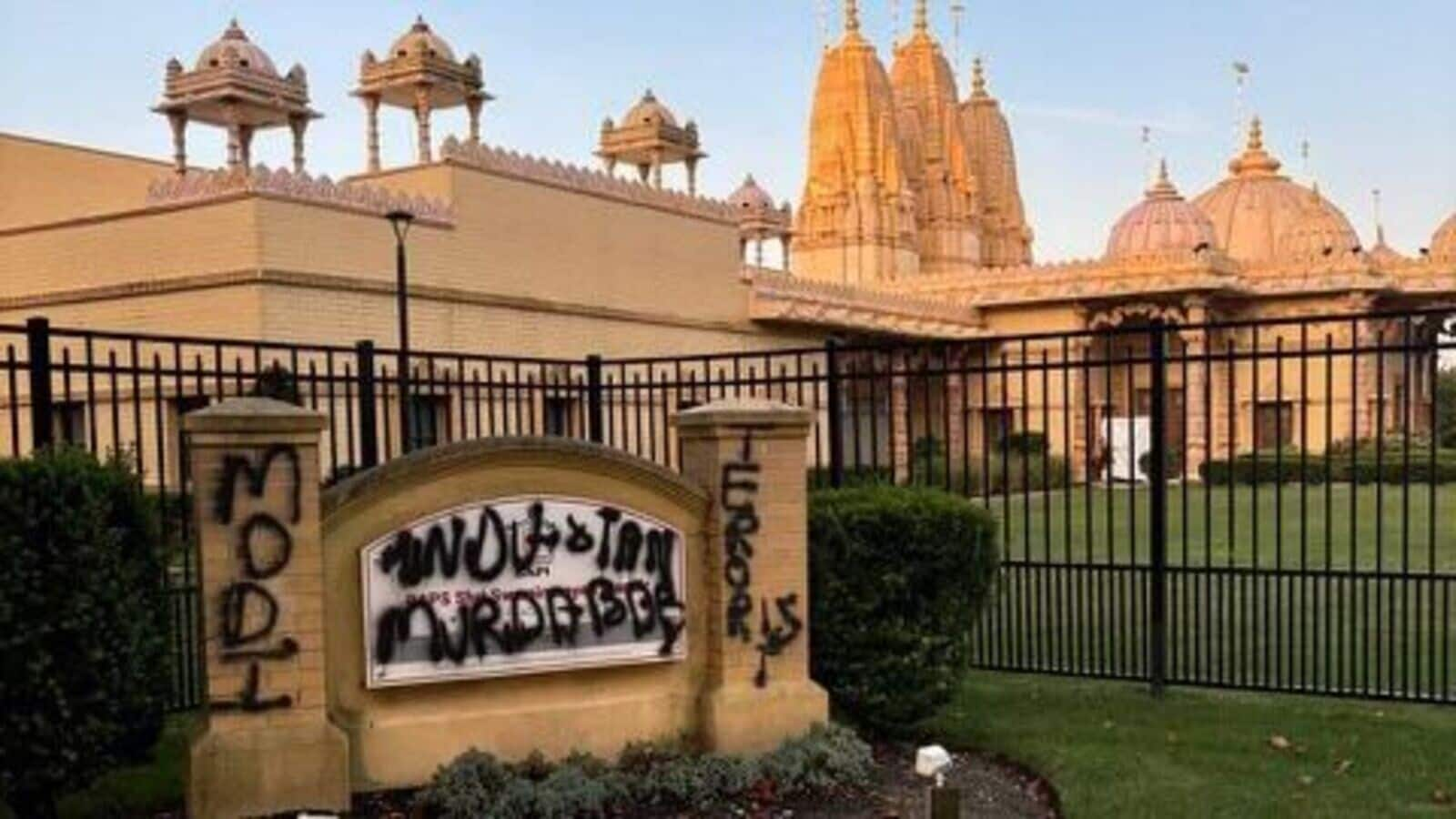 BAPS temple vandalized in New York, Indian consulate condemns act