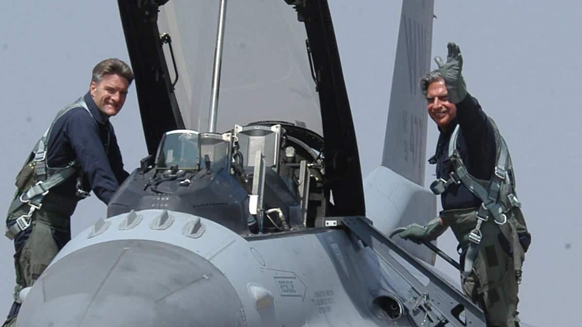 When Ratan Tata co-piloted an F-16 fighter jet