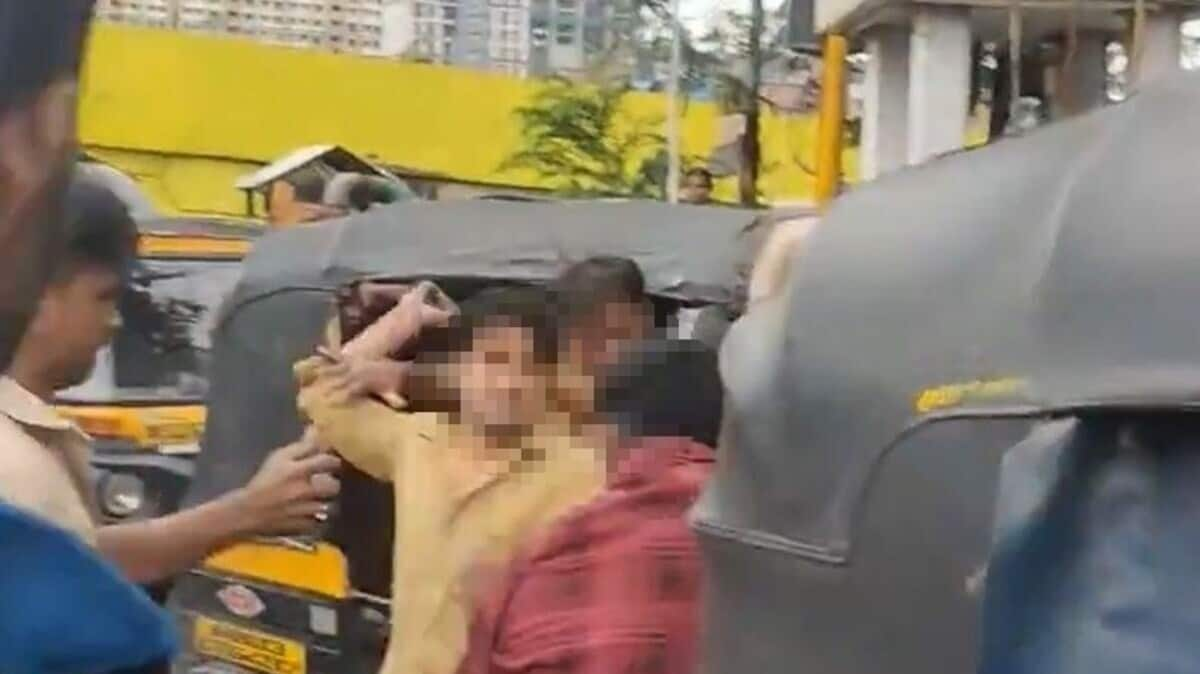 Watch: Mumbai auto driver assaults passenger over fare dispute, arrested