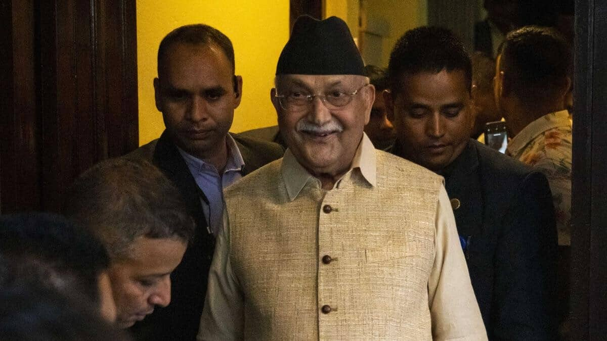 Oli sworn in as Nepal's PM, Modi congratulates counterpart