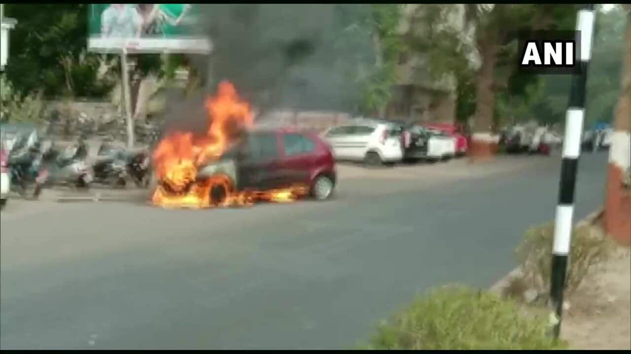 Gujarat: 7 killed as cars collide, catch fire