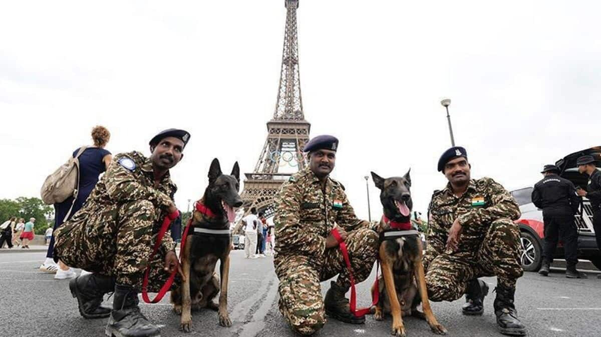 India's elite dog squad deployed for security at Paris Olympics