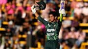 Saim Ayub slams his second T20I fifty: Key stats 