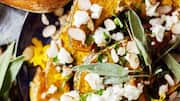 Roasted pumpkin + goat cheese: Flavorful, nutritious, perfect