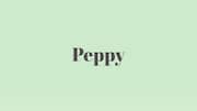 Word of the Day: Peppy