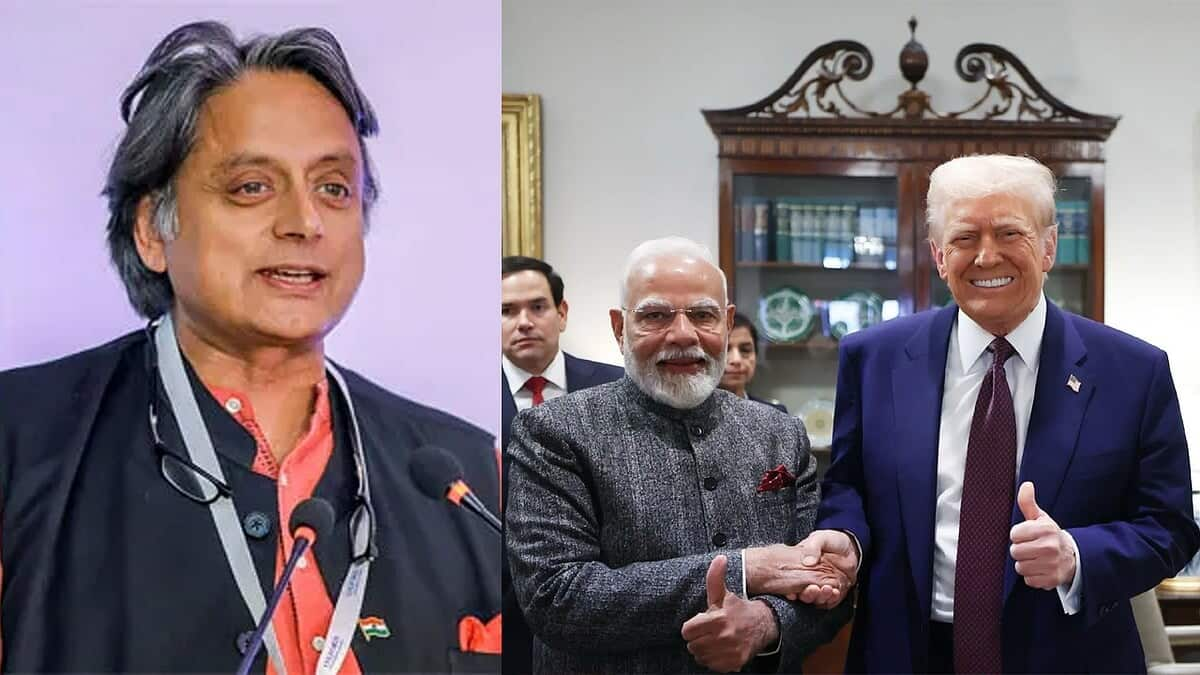 'Very encouraged...': Tharoor on Modi-Trump meeting