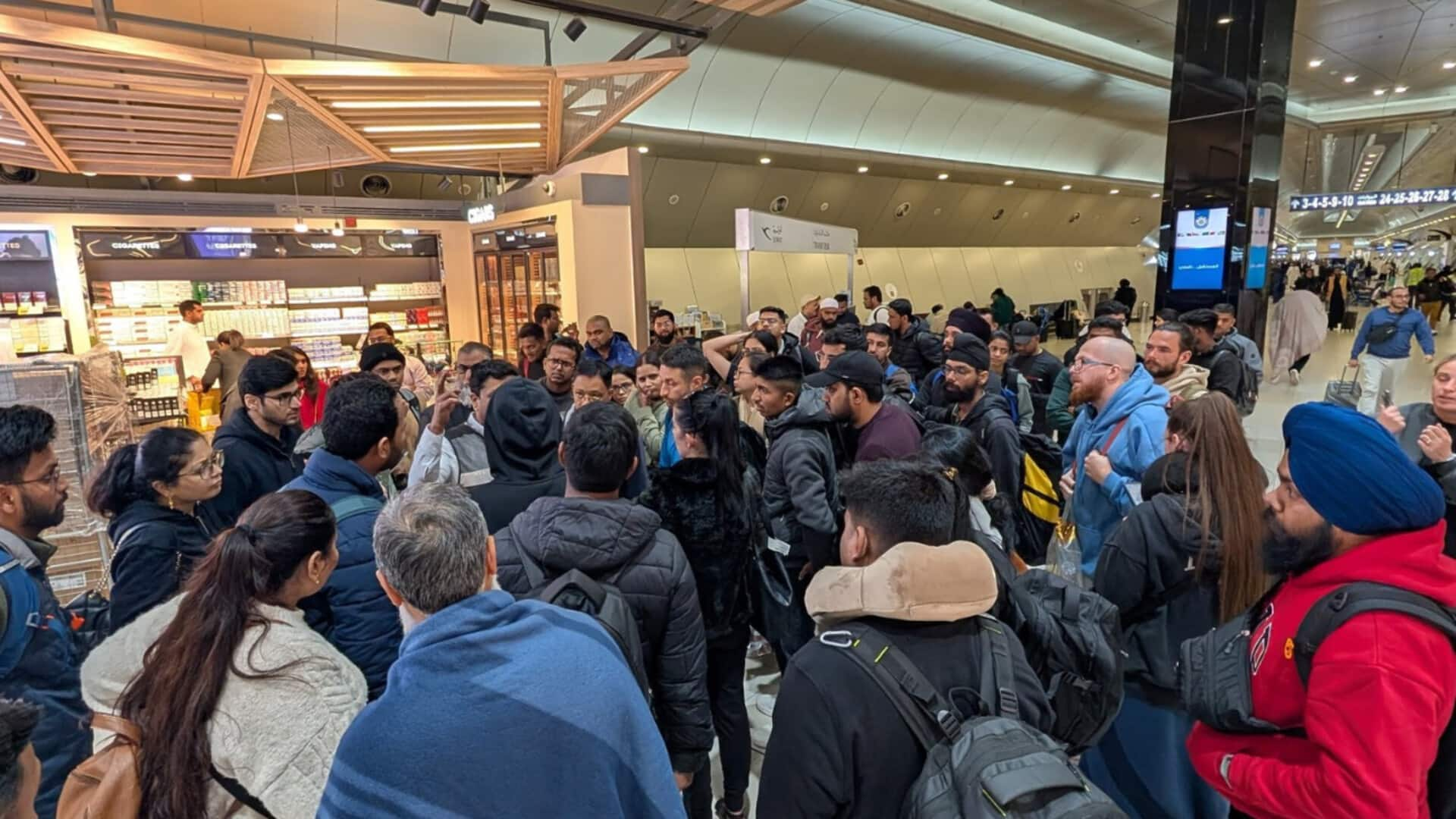 'No water...': Indians stranded at Kuwait airport narrate ordeal