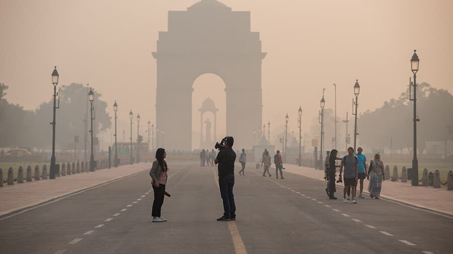 Delhi's air quality improves slightly; rain likely after Christmas