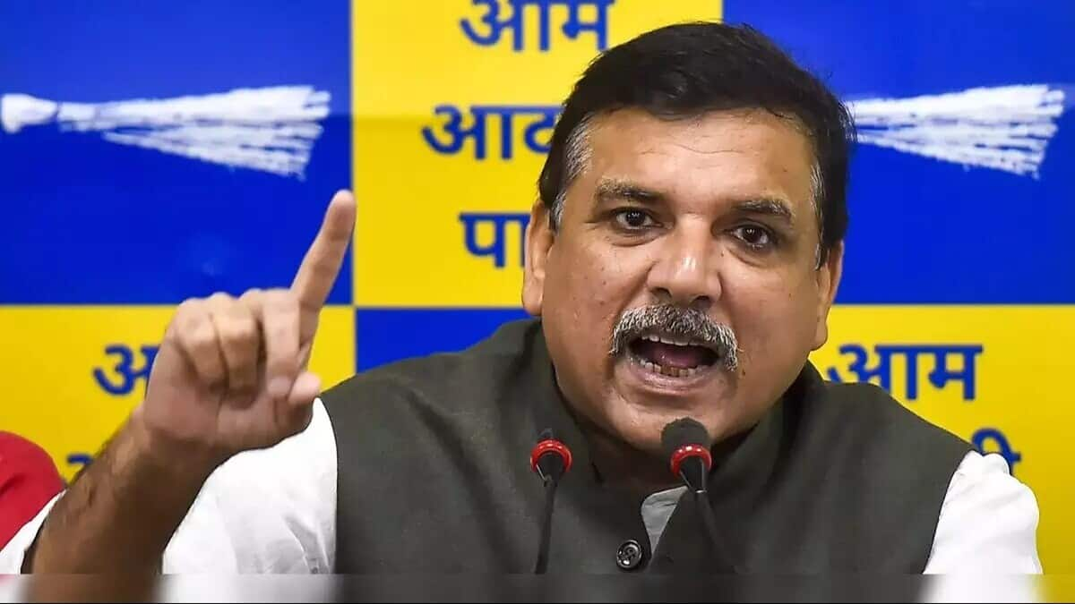 'Wife voted...': Sanjay Singh's retort to BJP's 'illegal' remark