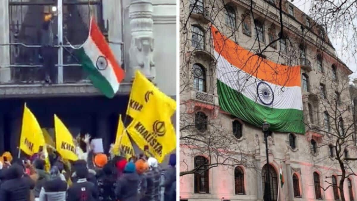 Indians, pro-Khalistan group clash outside High Commission in London 