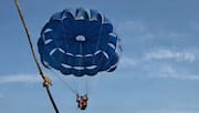 Video: Tourist falls into sea after parasailing cable snaps