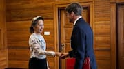 Myanmar's Aung San Suu Kyi meets Red Cross delegates