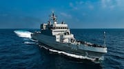 Indian Navy commissions 'Dolphin Hunter' INS Anjadip in Chennai