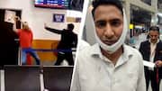 Watch: Army officer's 'murderous assault' of SpiceJet staff over luggage