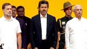 'Vande Mataram' sung at Vijay's swearing-in; Rahul Gandhi present